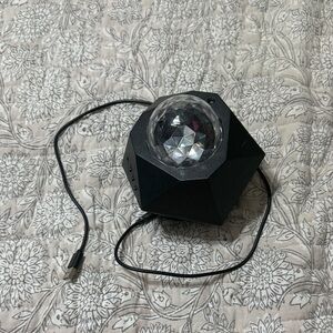 Black Geometric LED Light